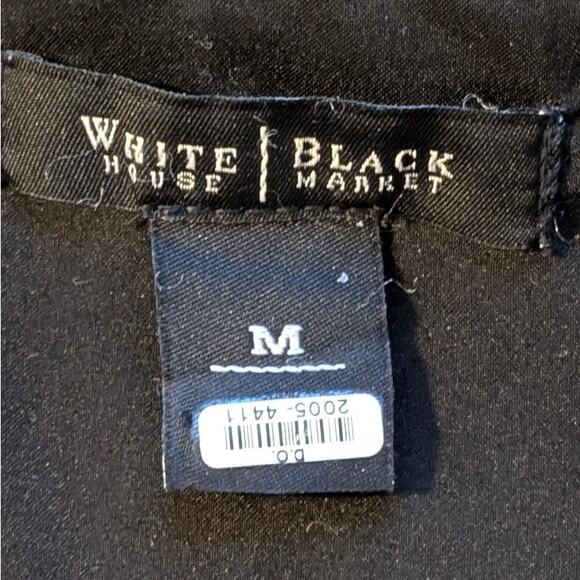 White House Black Market Gray Ombre Felted Wool Wrap Cardigan Jacket Size Medium - Picture 9 of 11